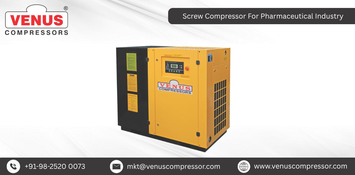 Screw Compressor For Pharmaceutical Industry